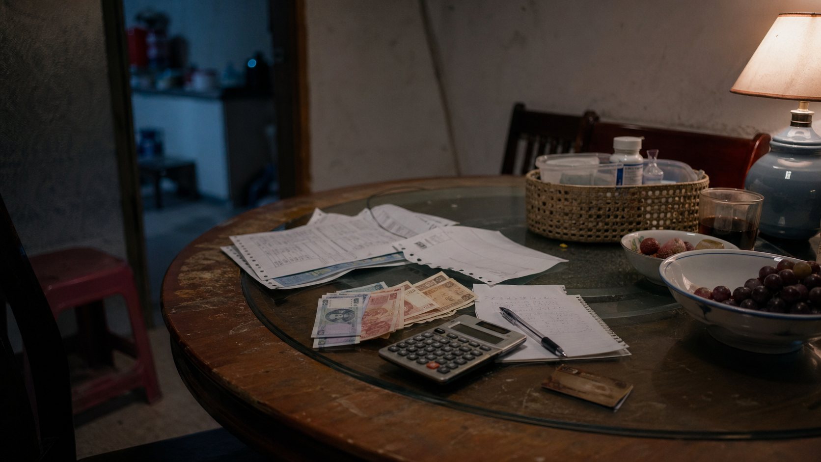 低薪工作的账目